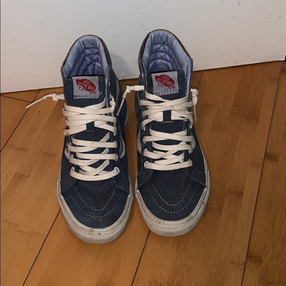Acid Wash High Top Vans